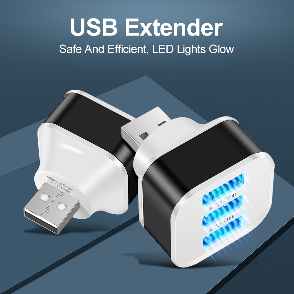 Laptop Accessories Usb - Adaptador de slots USB de 3