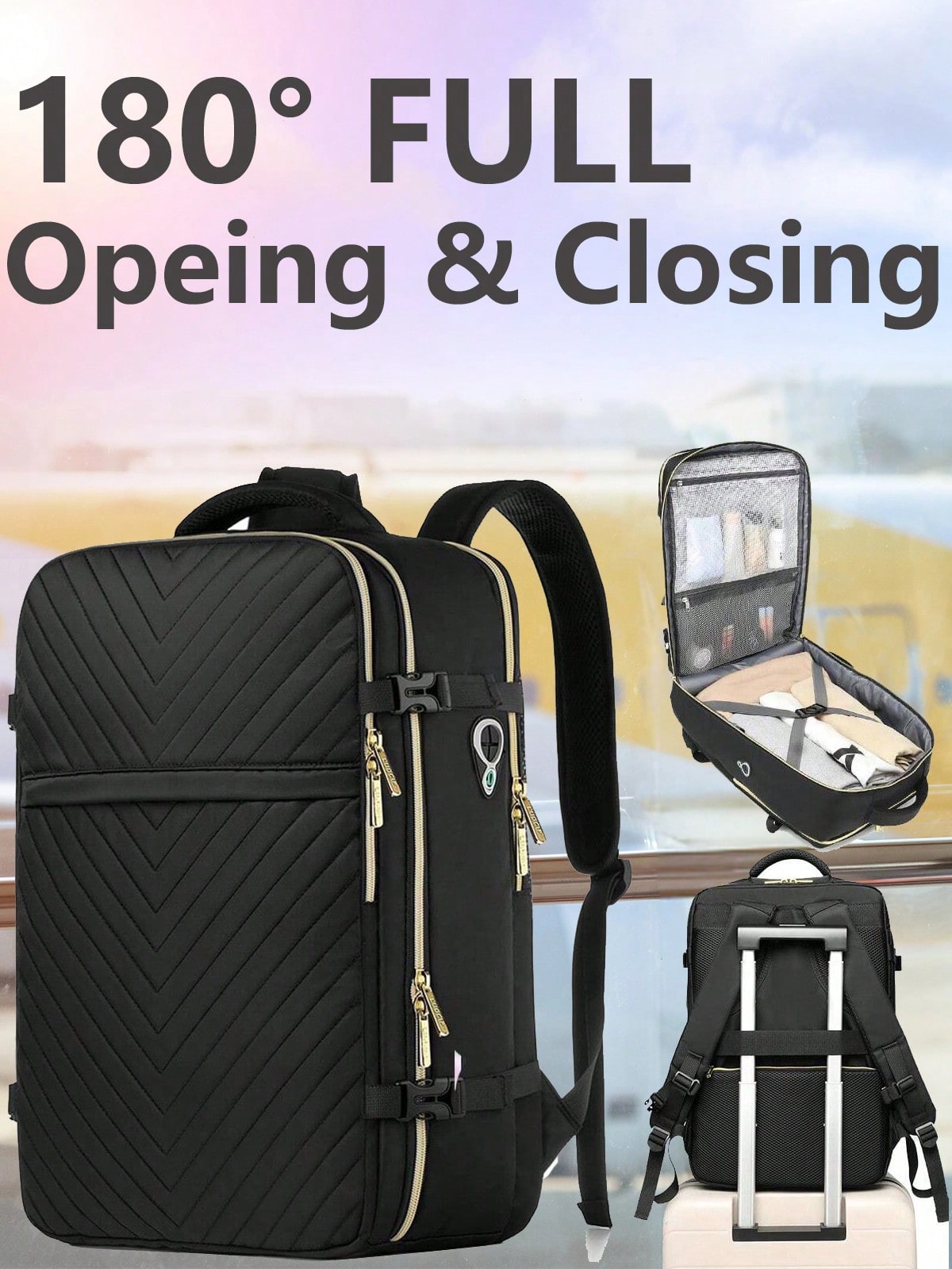 Laptop Bag Waterproof - Mochila de viagem grande para bagagem