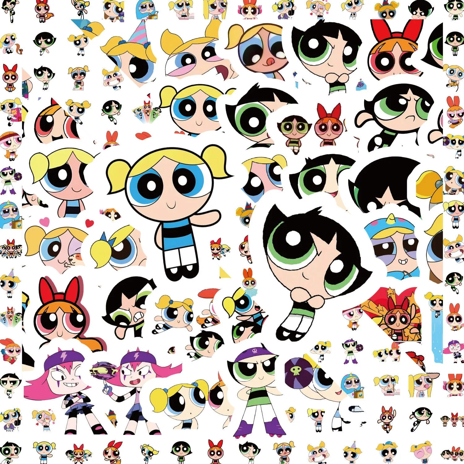 Laptop Bag Waterproof - 100 Adesivos Powerpuff Girls em Vinil