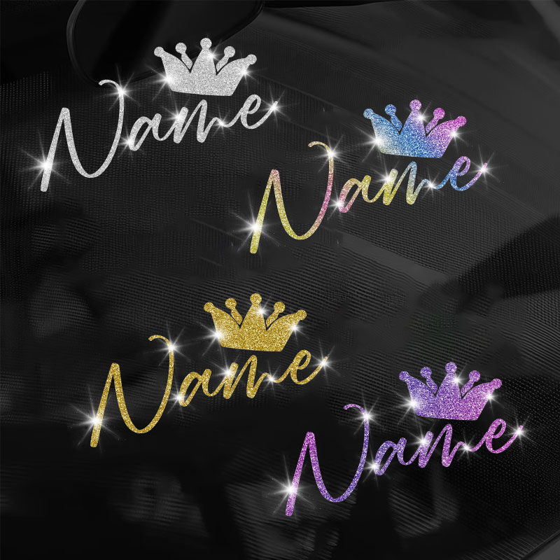Laptop Accessories Name - 1PC Adesivos Personalizados de Coroa com