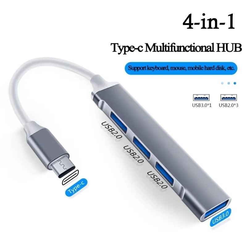 Laptop Accessories Usb - Hub USB 3.0 com 4 portas,