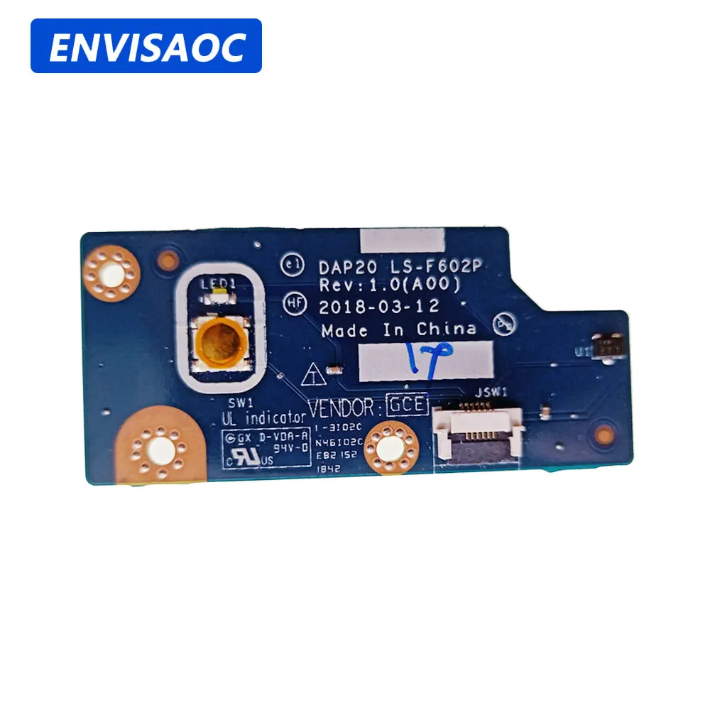 Laptop Accessories Dell - Power Button Board com interruptor de