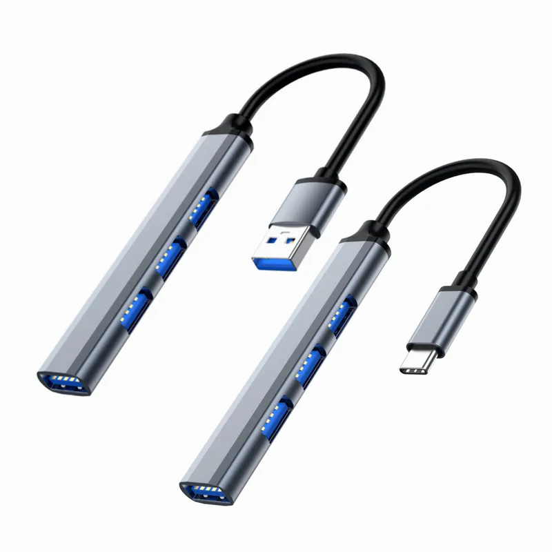 Laptop Accessories Usb - Hub USB-C de 4 portas 3.0/3.1-divisor