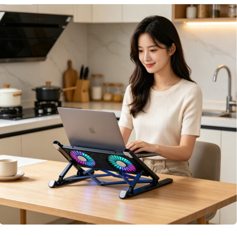 Laptop Ergonomic Accessories - Novo Suporte de Resfriamento para Laptop,