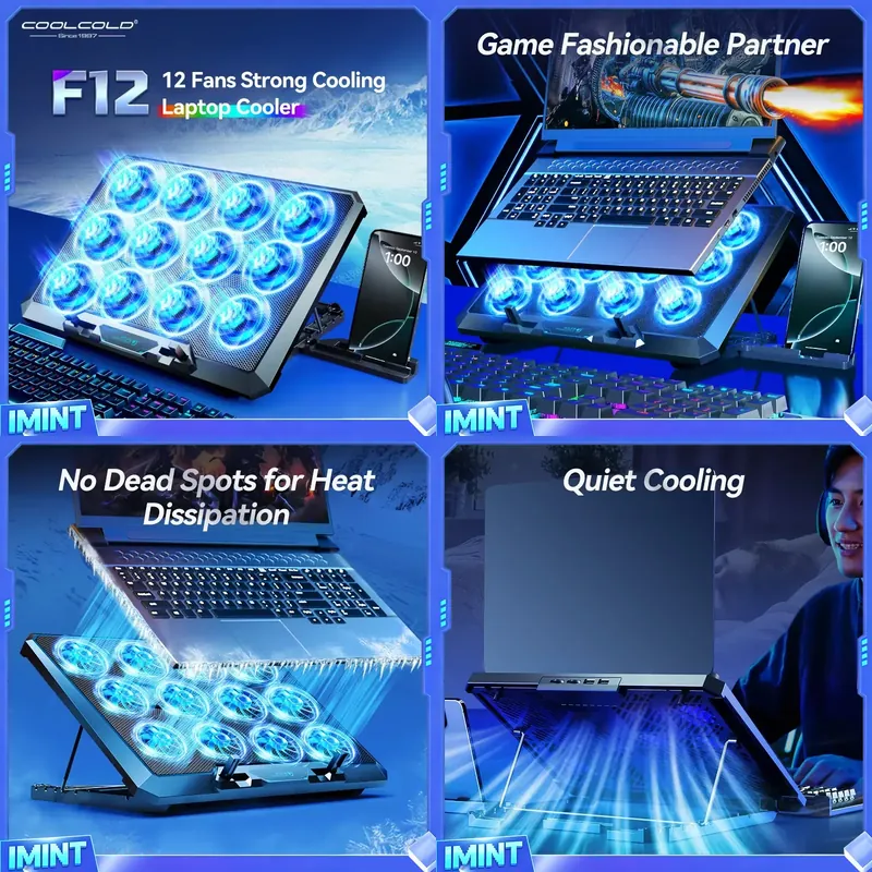 Laptop Cooling Pad - Base de Resfriamento para Laptop COOLCOLD