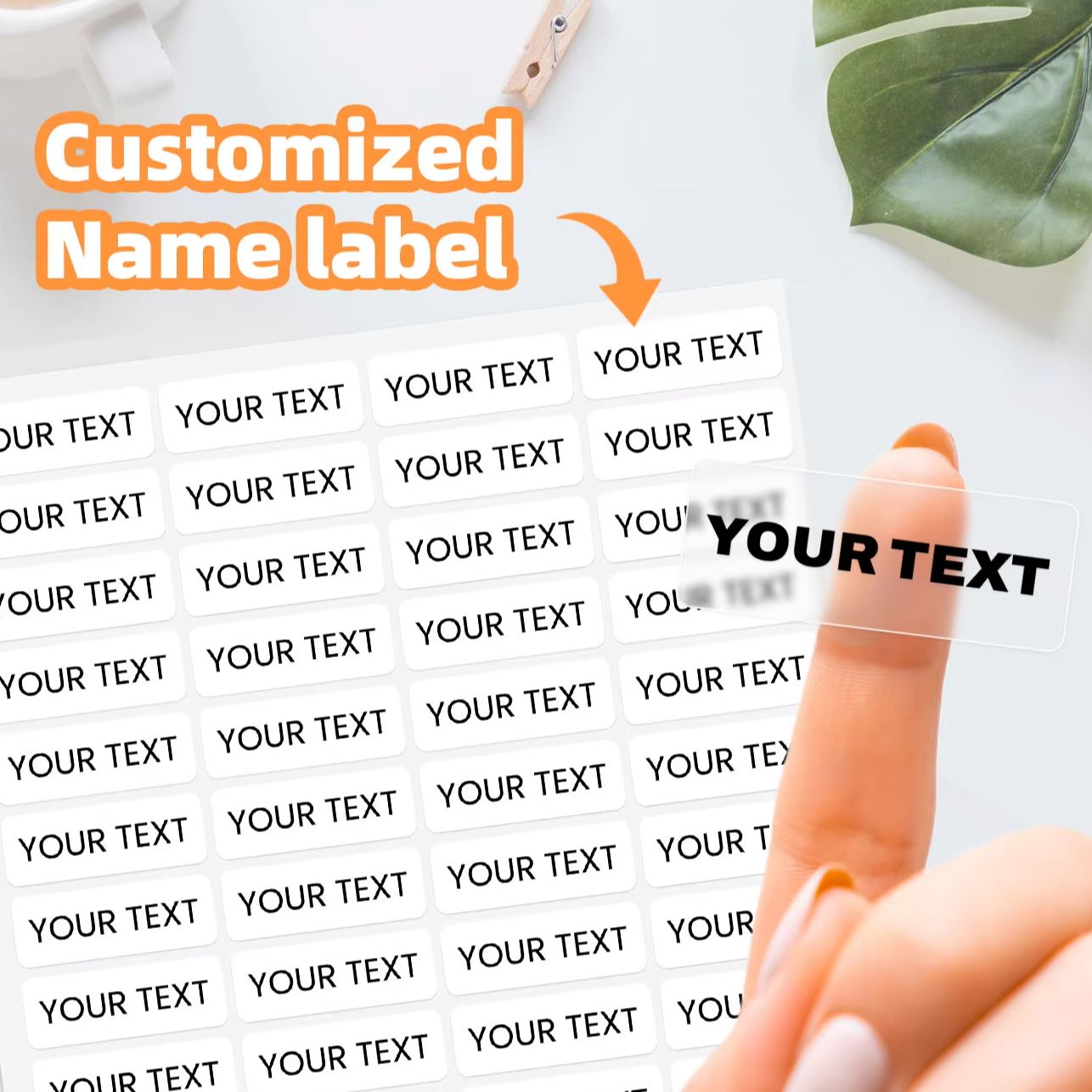 Laptop Accessories Name - 1-600PCS Adesivos Personalizados com Nome, Etiquetas