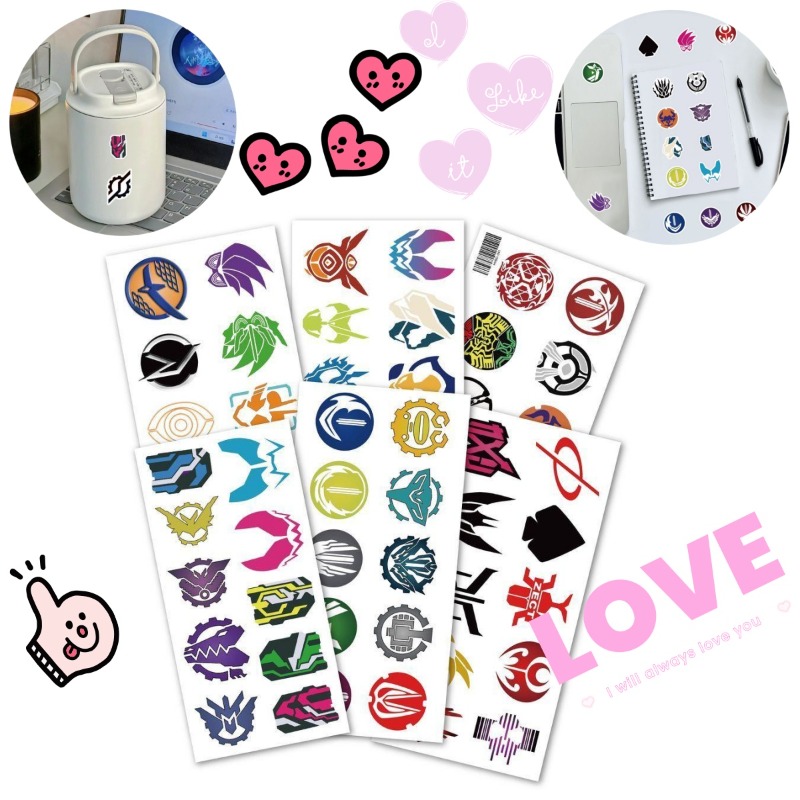 Laptop Accessories All - 60 Folhas de Adesivos com Logo