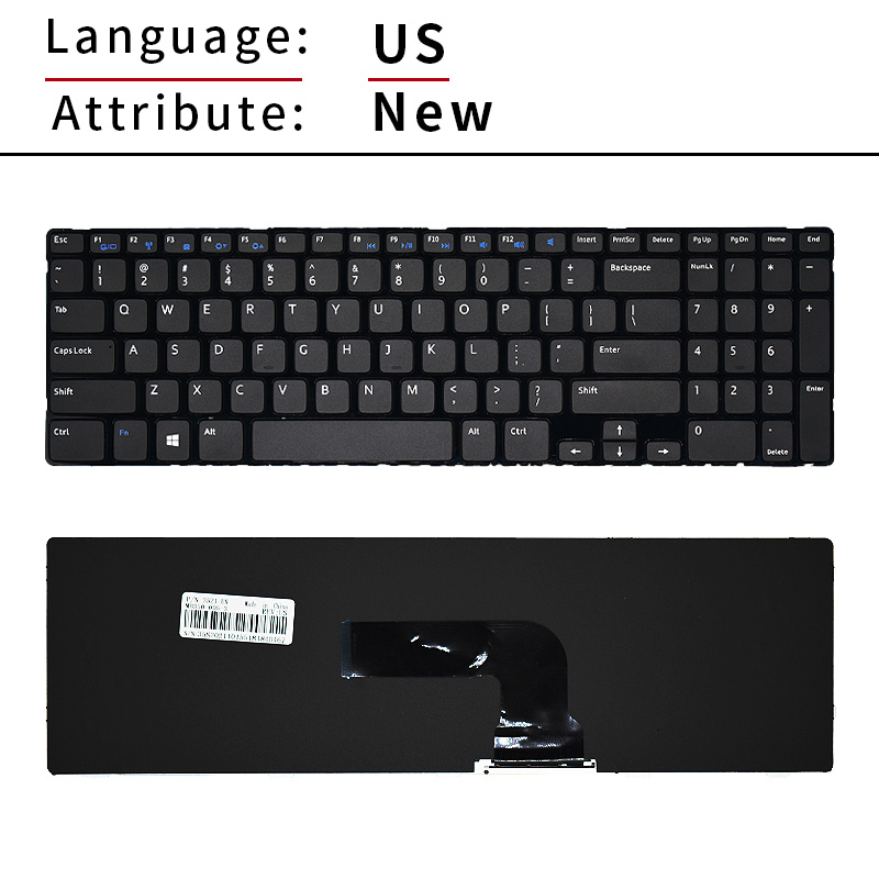New EUA 15R Teclado Russo Para - Laptop Accessories Dell avaliação e preço