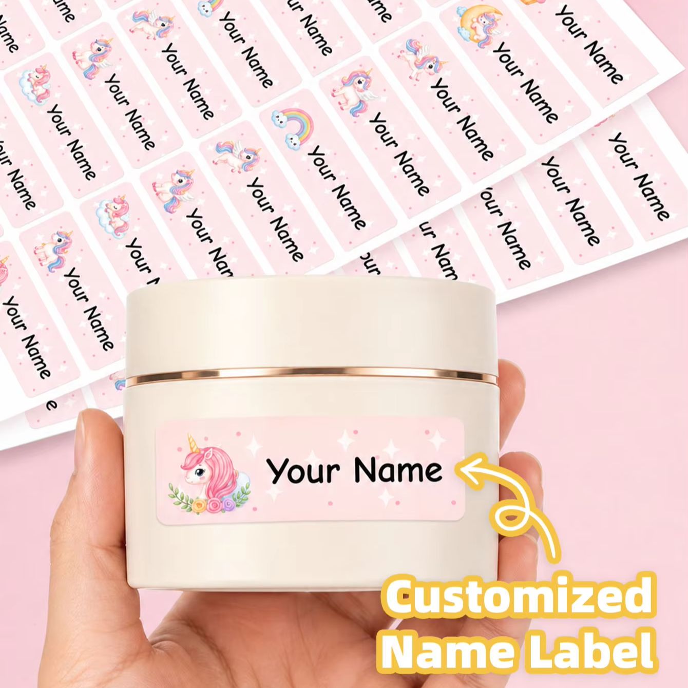 1-300PCS Adesivos Personalizad - Laptop Accessories Name avaliação e preço