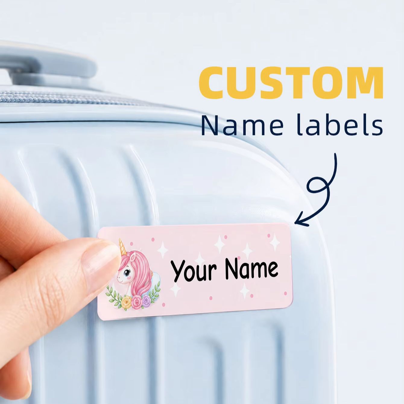 1-300PCS Adesivos Personalizad - Laptop Accessories Name avaliação e preço