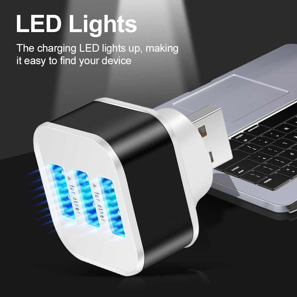 Adaptador de slots USB de 3 po - Laptop Accessories Usb avaliação e preço