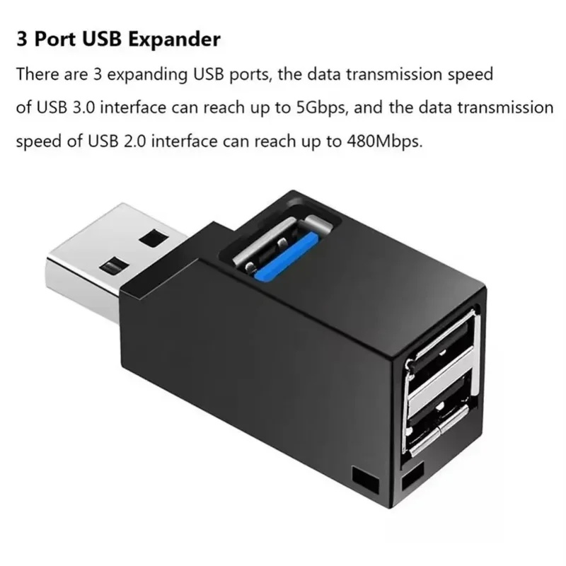 Hub USB 3.0 2.0 Rotativo com 3 - Laptop Accessories Usb avaliação e preço