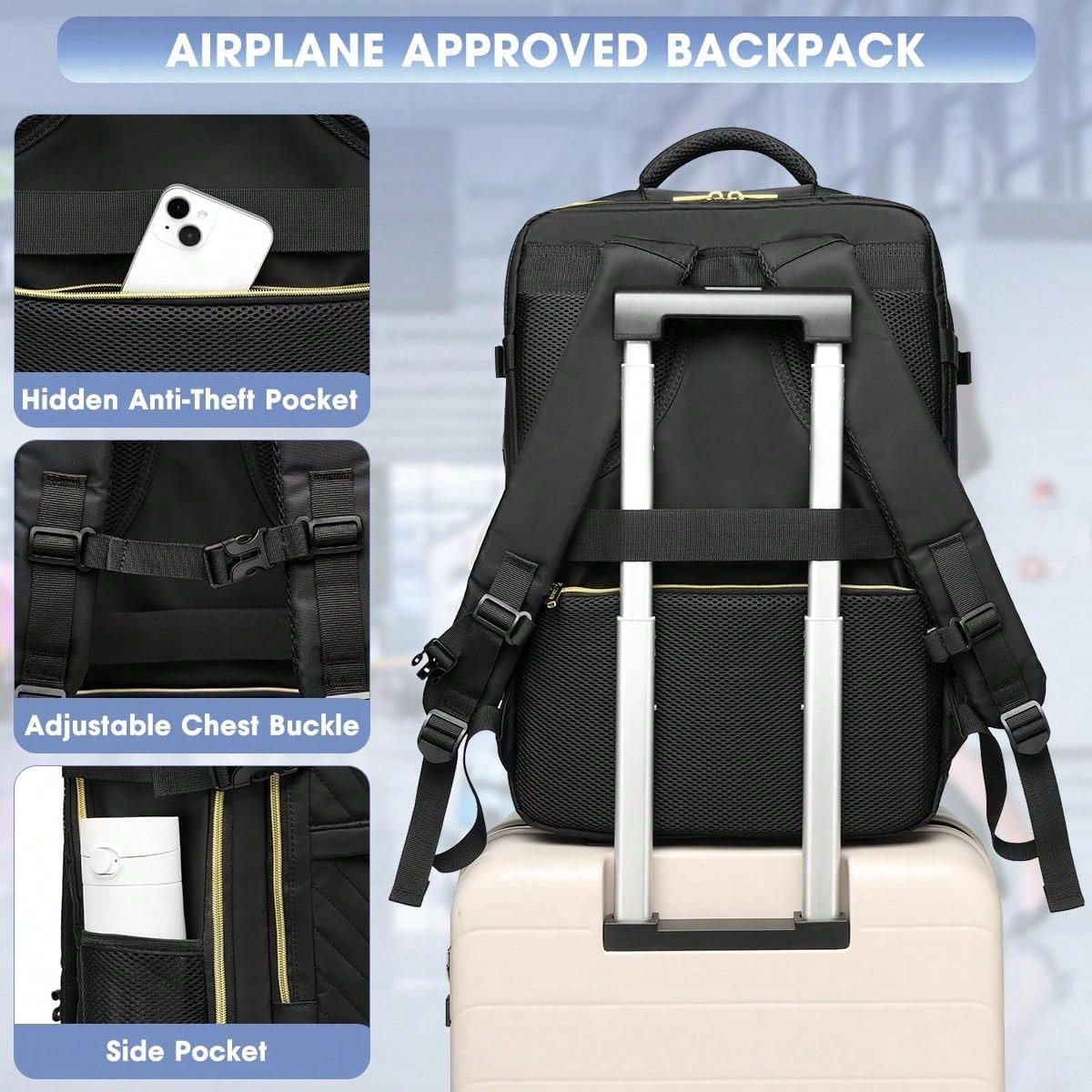 Mochila de viagem grande para  - Laptop Bag Waterproof avaliação e preço