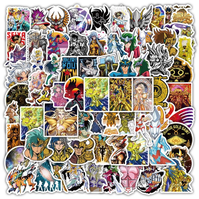 101 Adesivos de Anime Saint Se - Laptop Accessories Stickers avaliação e preço