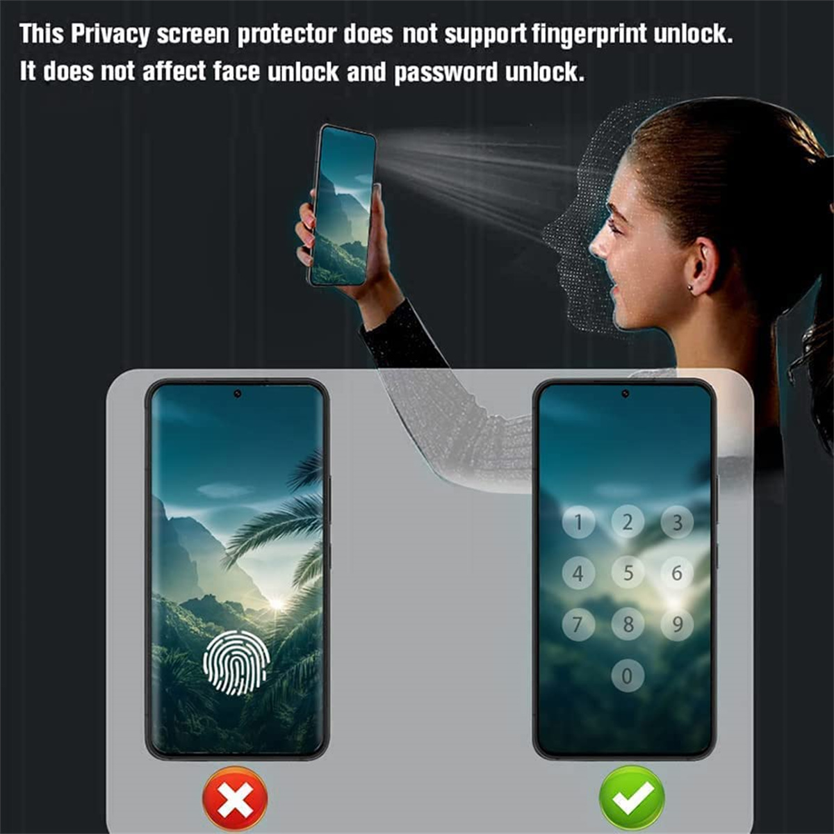 Protetor de tela anti-espião p - Privacy Screen Filter avaliação e preço