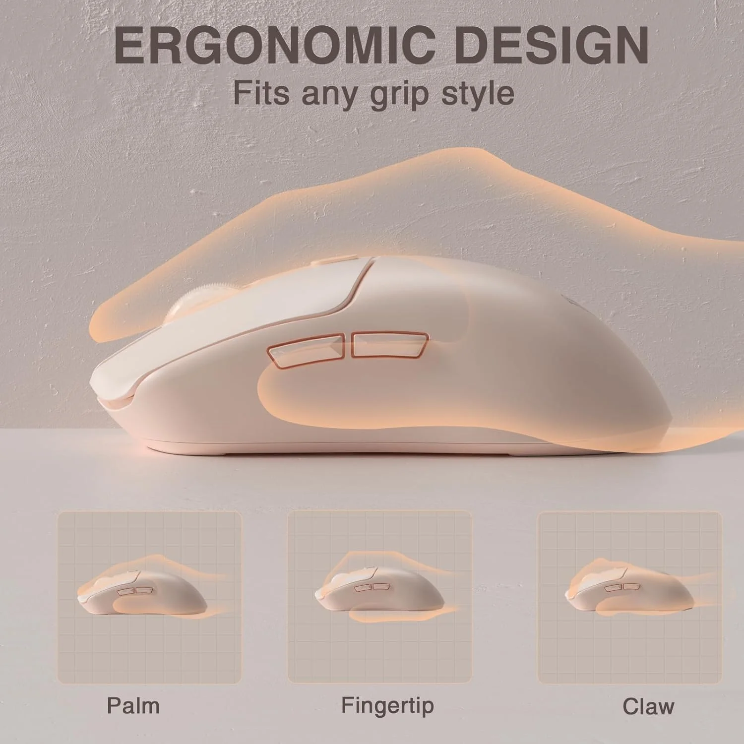 Mouse Gamer Sem Fio Tri-mode A - Laptop Ergonomic Accessories avaliação e preço