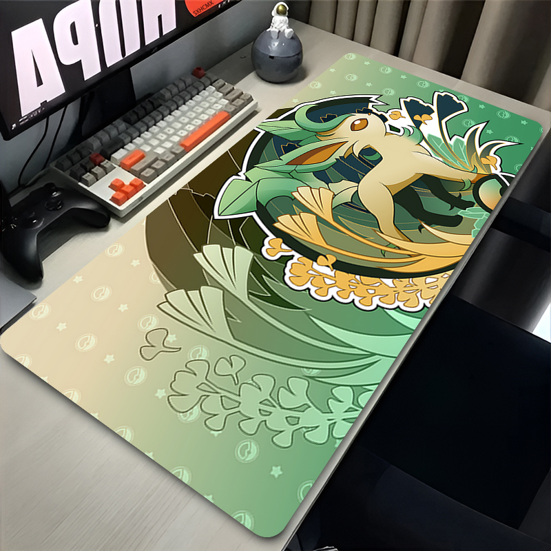 Mouse Pad Gamer P-pokemon Leaf - Laptop Accessories All avaliação e preço
