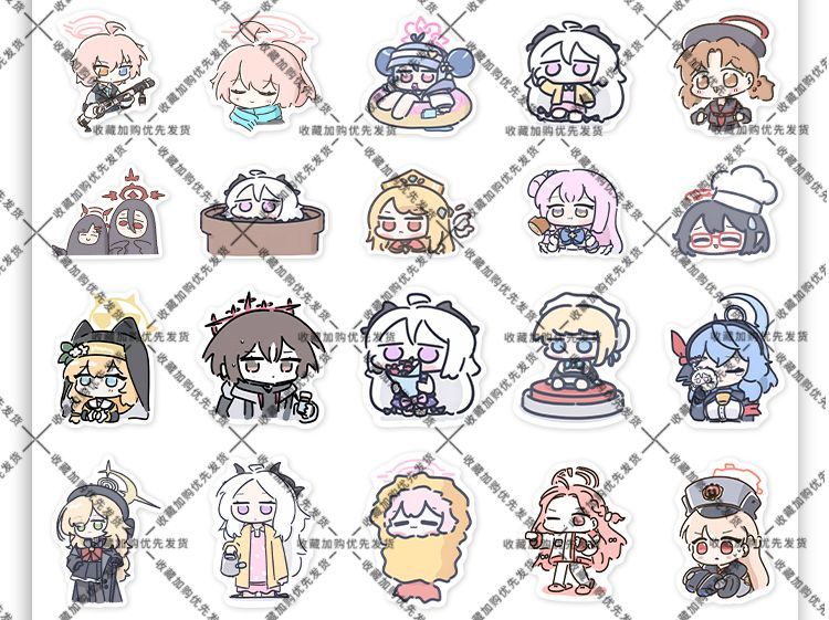 80 pçs anime azul arquivo sora - Laptop Accessories Stickers avaliação e preço
