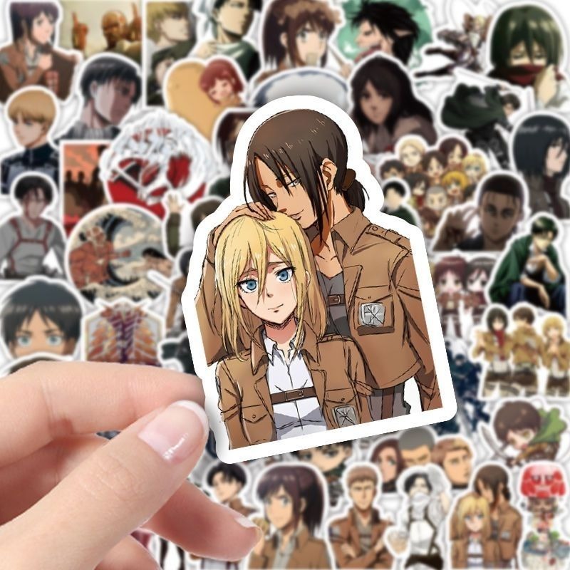 60 Adesivos de Anime Attack on - Laptop Accessories All avaliação e preço