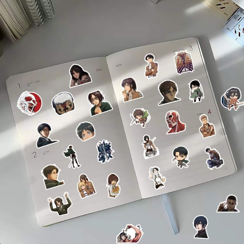 60 Adesivos de Anime Attack on - Laptop Accessories All avaliação e preço