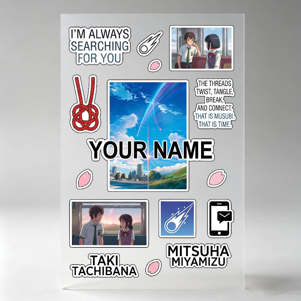 Adesivos de Vinil Anime Your N - Laptop Accessories Name avaliação e preço