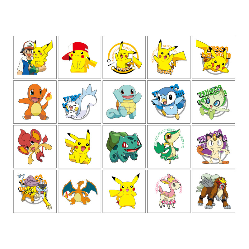 5*5cm 20 pçs pokemon pikachu t - Laptop Accessories All avaliação e preço