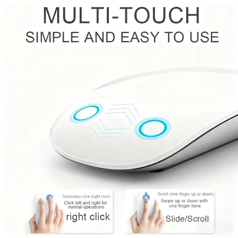 Mouse Sem Fio Bluetooth 5.0 Or - Laptop Accessories Computer avaliação e preço