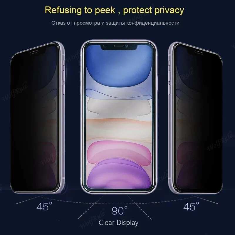 1-4 pçs para iphone se 2022 vi - Privacy Screen Filter avaliação e preço