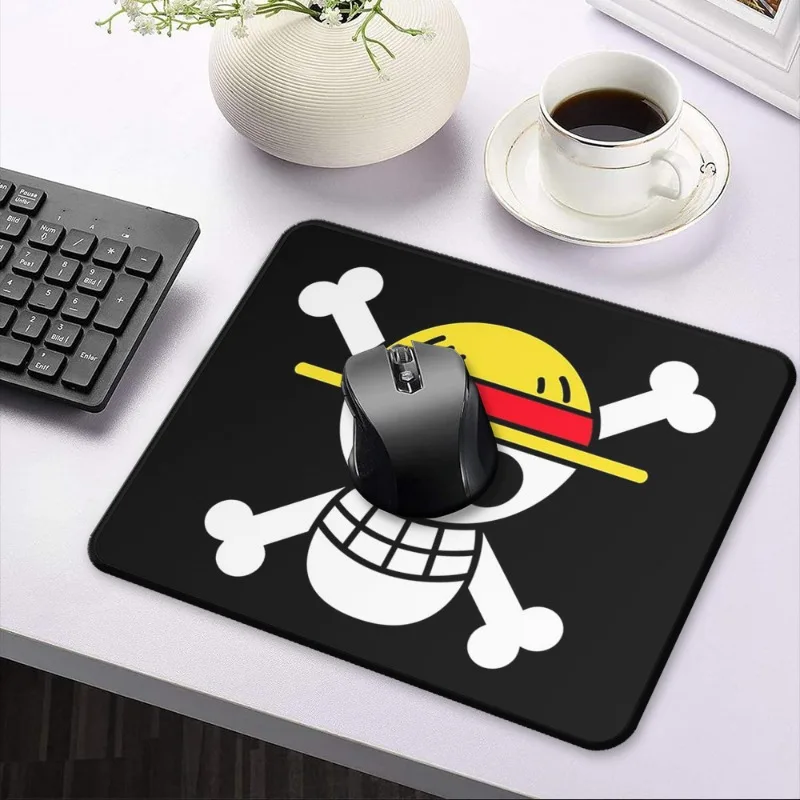 Mouse pad de caveira luffy, pe - Laptop Accessories Computer avaliação e preço