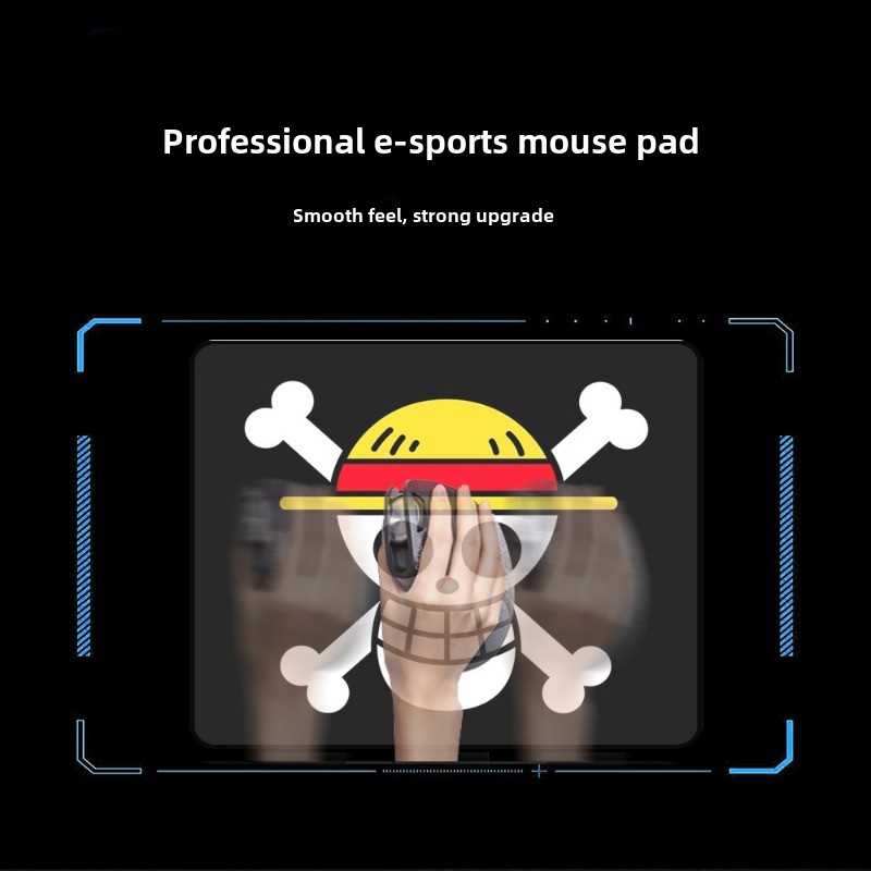 Mouse pad de caveira luffy, pe - Laptop Accessories Computer avaliação e preço