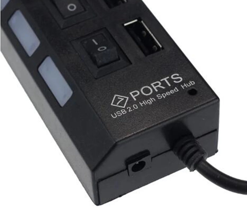 Hub USB 2.0 de 7 portas para l - Laptop Accessories Computer avaliação e preço