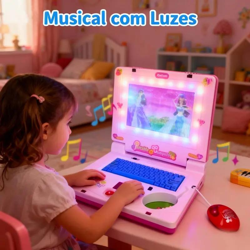 Mini Notebook Musical Portátil - Laptop Accessories Kids avaliação e preço