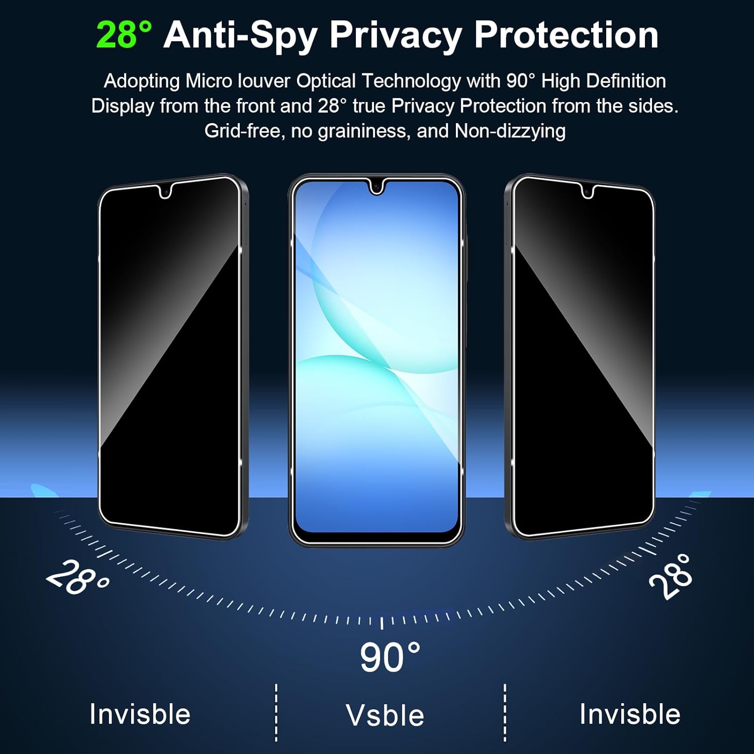 2 unidades de vidro anti-espiã - Privacy Screen Filter avaliação e preço